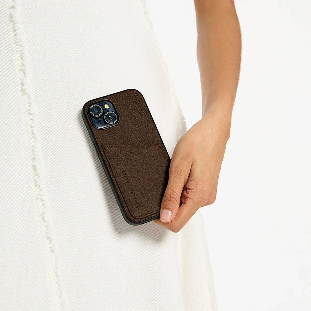 Status Anxiety Who's Who Phone Case - Cocoa - iPhone 14/15