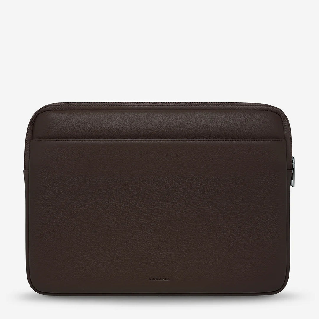 Status Anxiety Before I Leave Laptop Case-Cocoa 13/14"