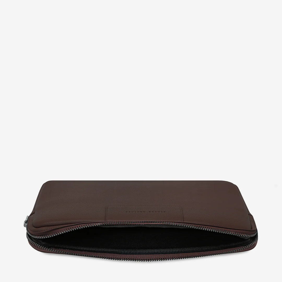 Status Anxiety Before I Leave Laptop Case-Cocoa 13/14"