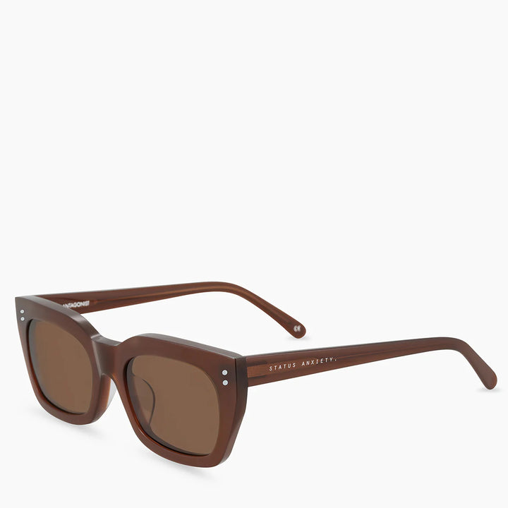 Status Anxiety Antagonist Sunglasses- Brown