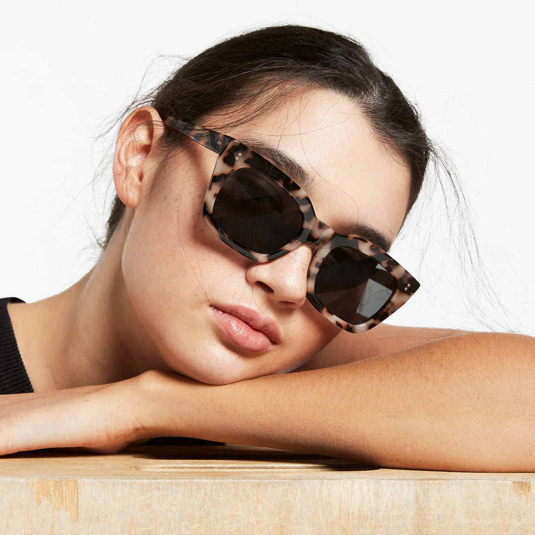 Status Anxiety Antagonist Sunglasses - White Tort