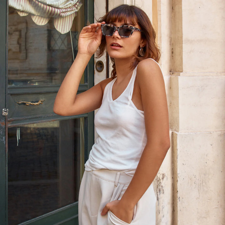Status Anxiety Antagonist Sunglasses - White Tort