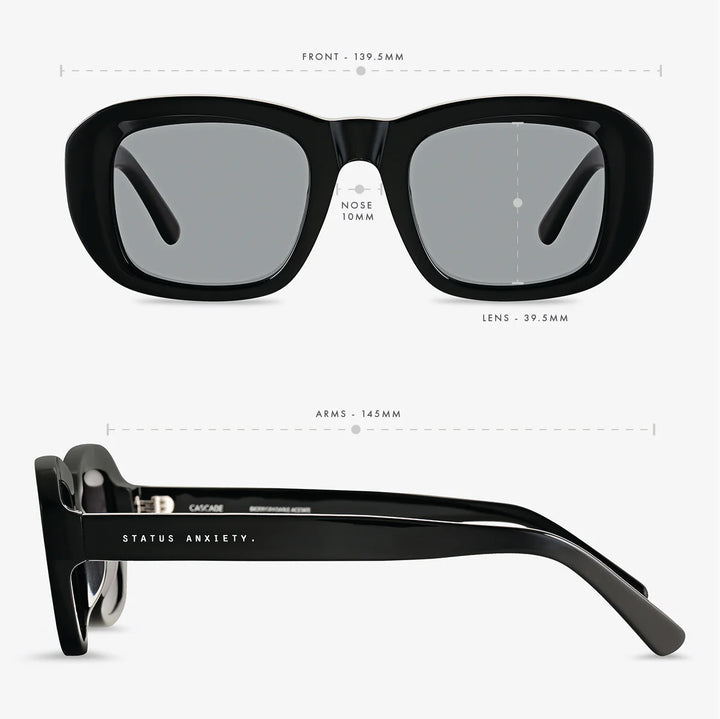Status Anxiety Cascade Sunglasses - Black