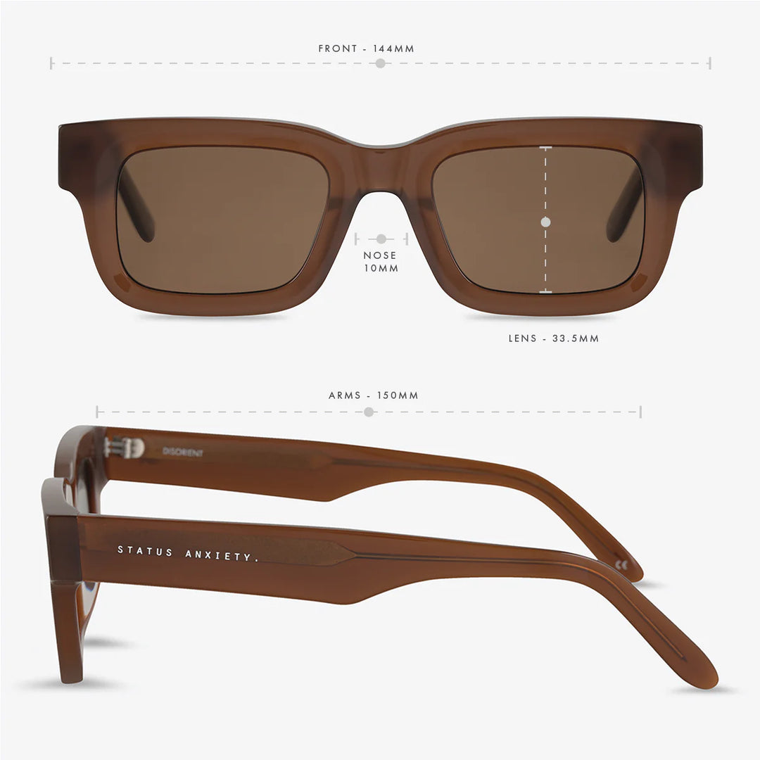 Status Anxiety Disorient Sunglasses-Brown