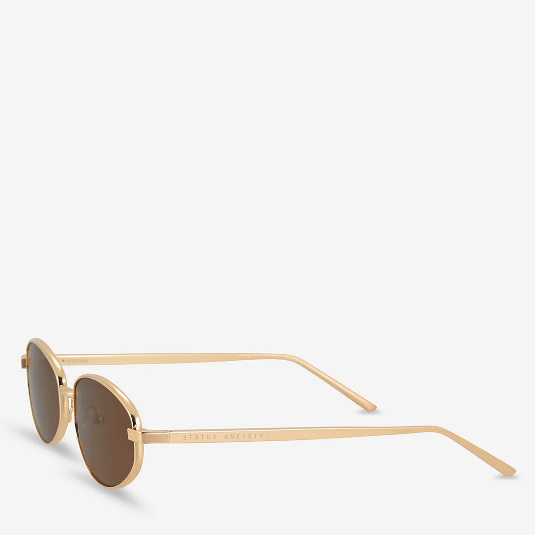 Status Anxiety Enigma Sunglasses - Gold
