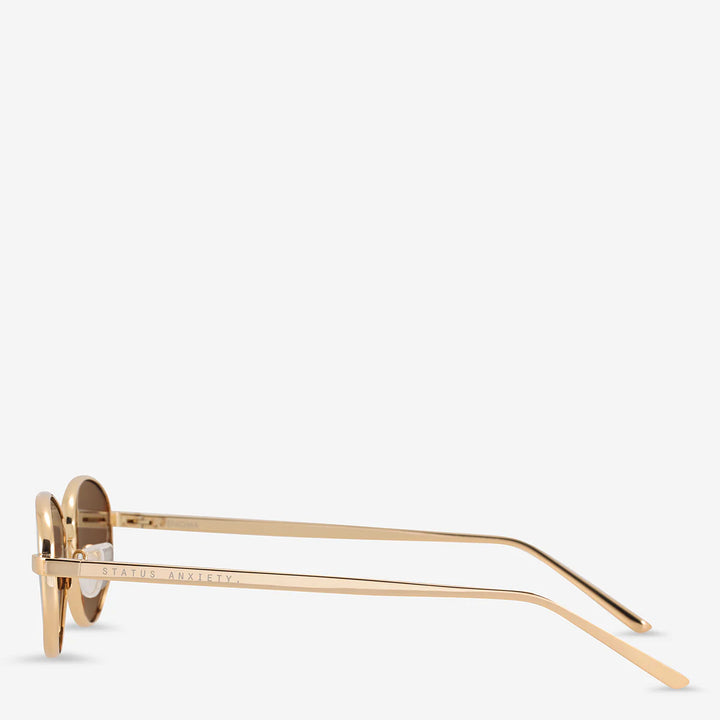 Status Anxiety Enigma Sunglasses - Gold