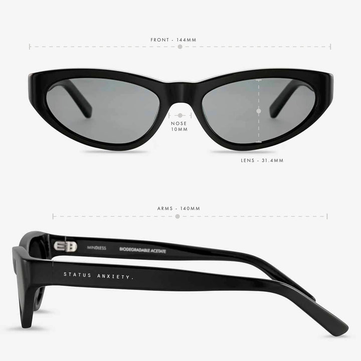 Status Anxiety Mindless Sunglasses - Black