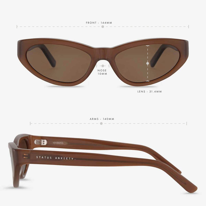 Status Anxiety Mindless Sunglasses - Brown