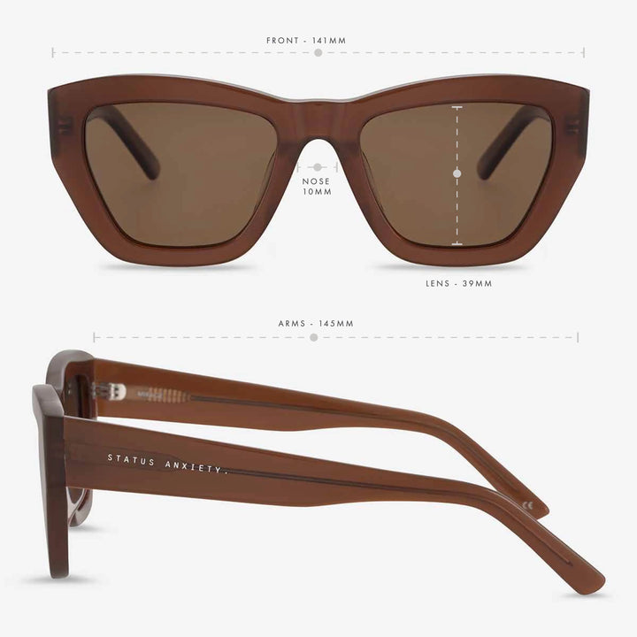 Status Anxiety Mirage Sunglasses - Brown