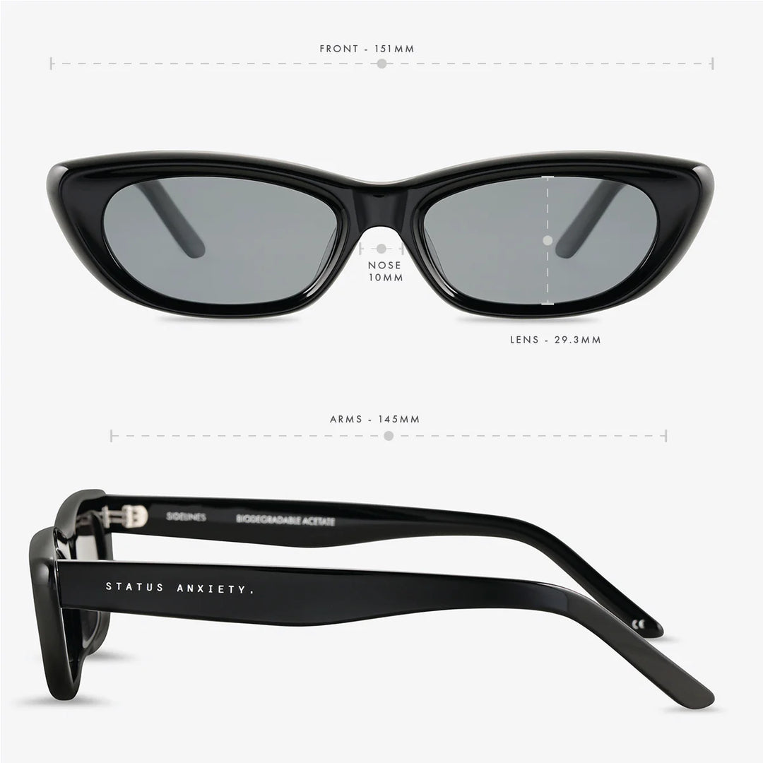 Status Anxiety Sidelines Sunglasses - Black