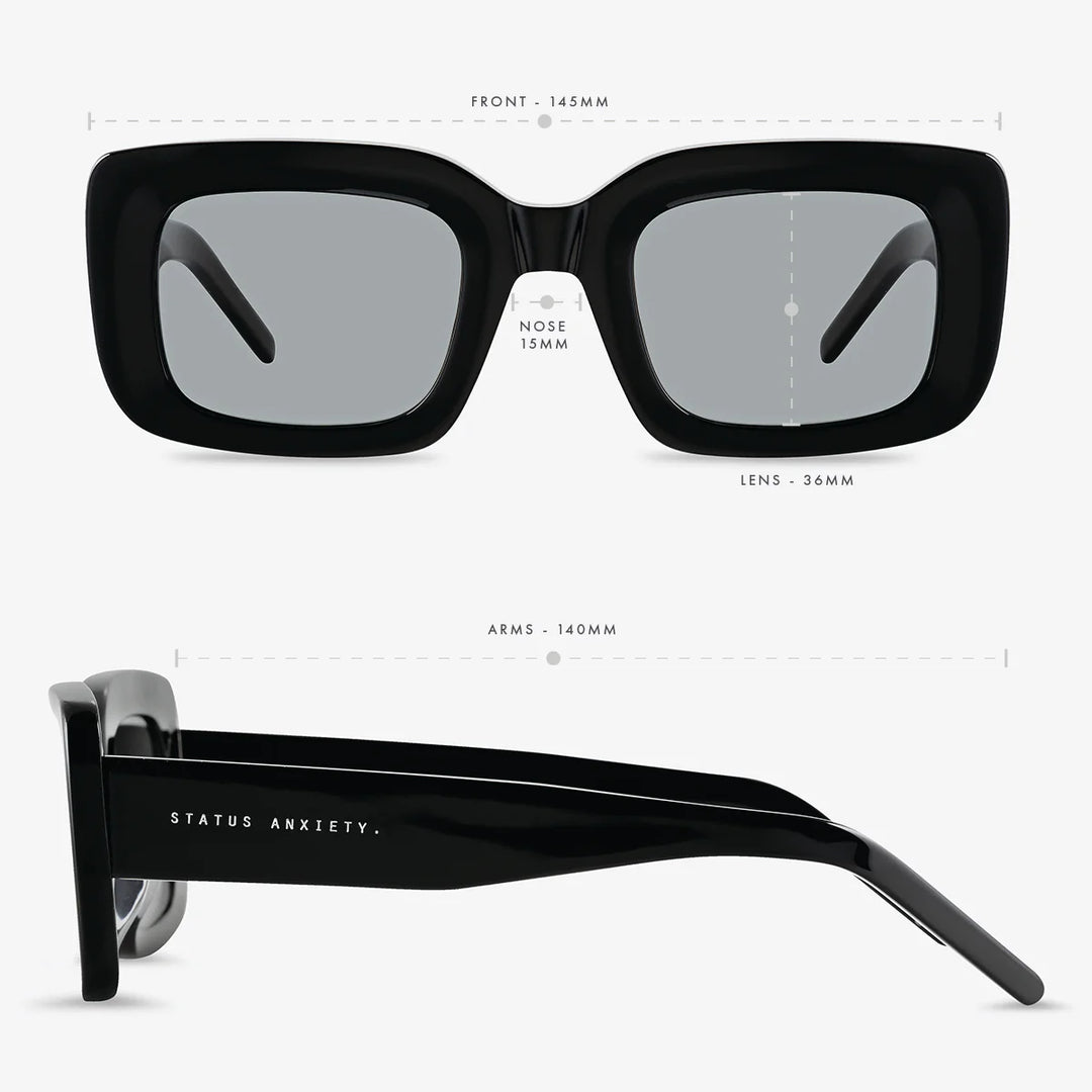 Status Anxiety Unyielding Sunglasses - Black