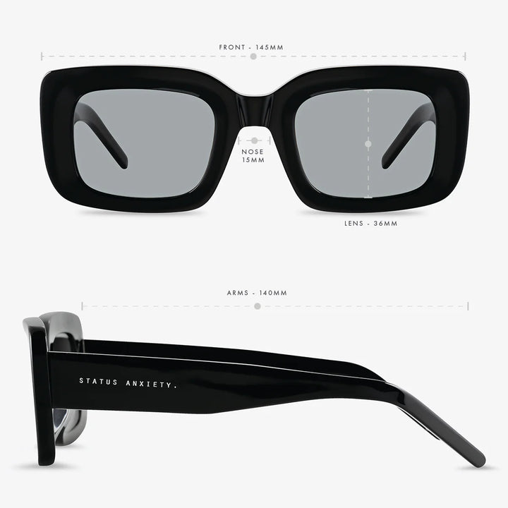 Status Anxiety Unyielding Sunglasses - Black