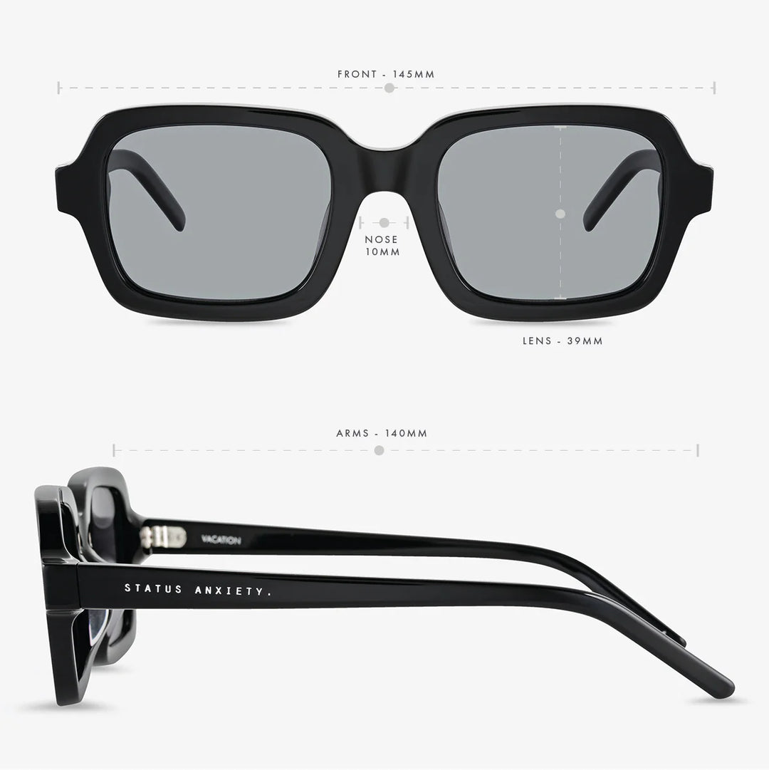 Status Anxiety Vacation Sunglasses - Black