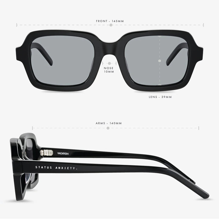 Status Anxiety Vacation Sunglasses - Black
