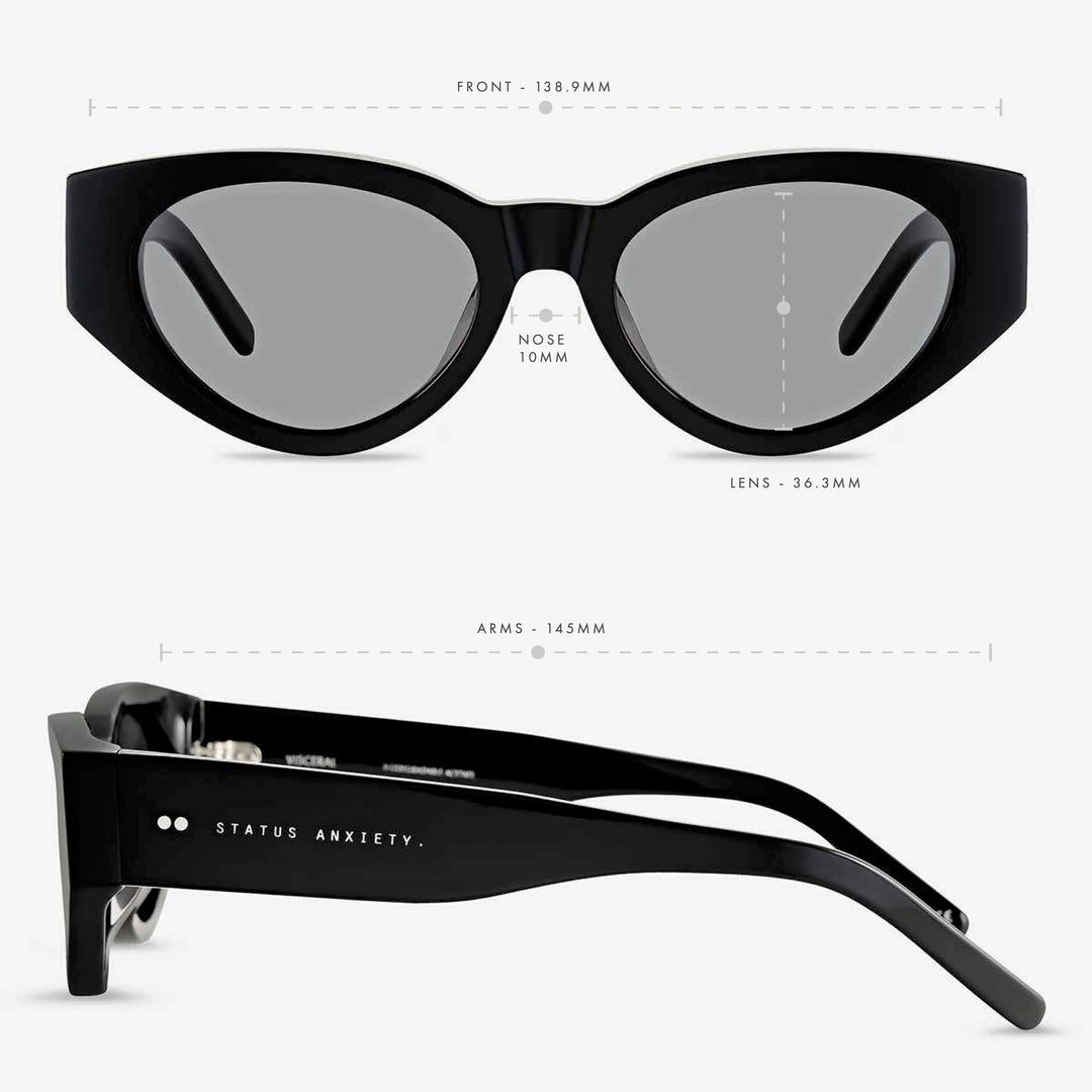 Status Anxiety Visceral Sunglasses - Black