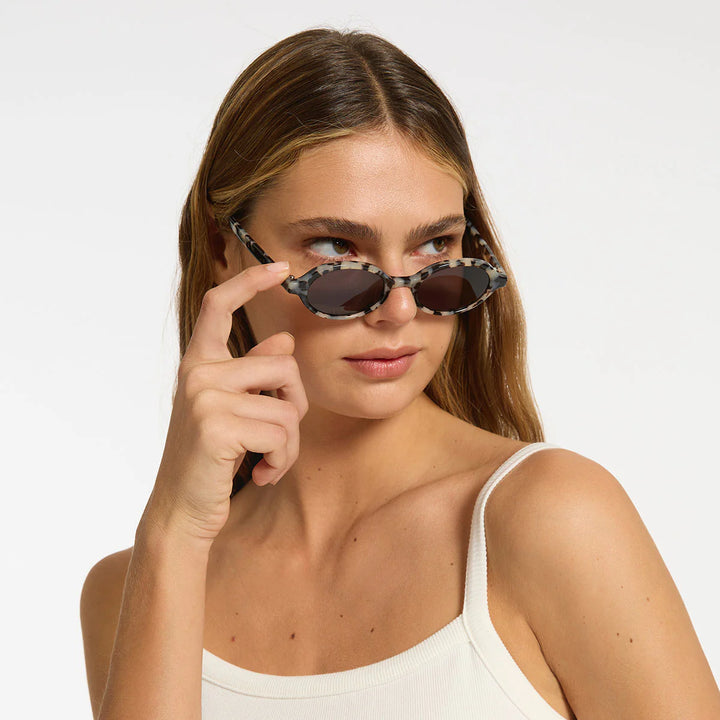 Status Anxiety Wonder Sunglasses - White Tort