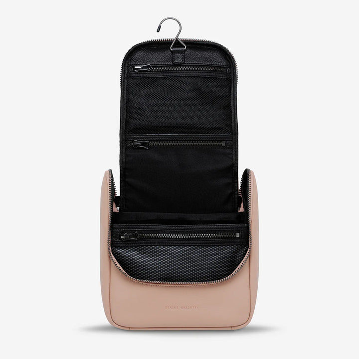 Status Anxiety Drifting Apart Toiletry Bag - Dusty Pink