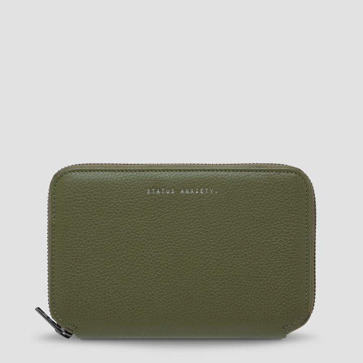 Status Anxiety Nowhere To Be Found Travel Wallet - Khaki