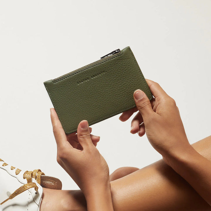 Status Anxiety Avoiding Things Wallet - Khaki