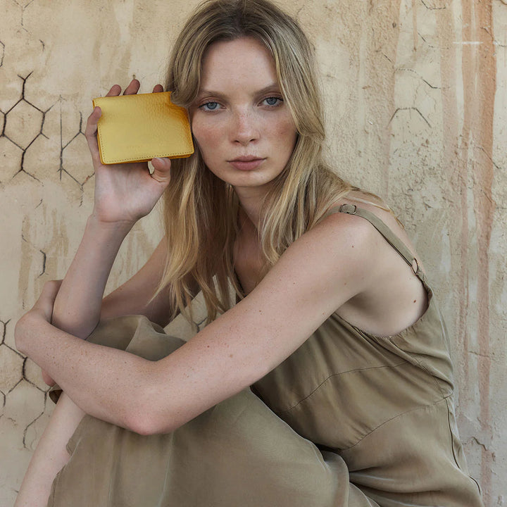 Status Anxiety Easy Does It Wallet - Buttermilk