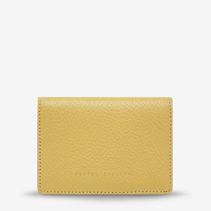 Status Anxiety Easy Does It Wallet - Buttermilk