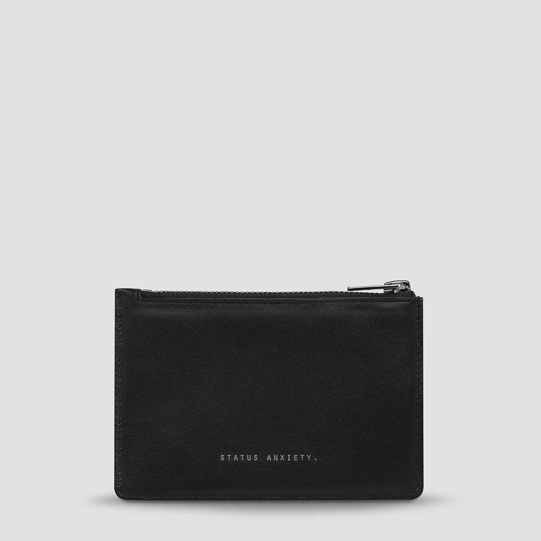 Status Anxiety Gone Again Wallet - Black Nappa