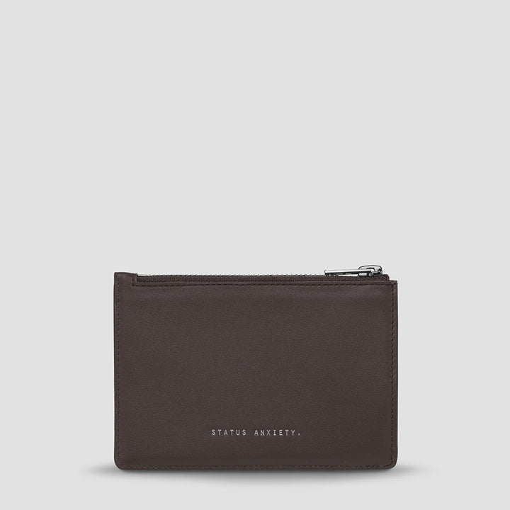 Status Anxiety Gone Again Wallet - Cocoa Nappa