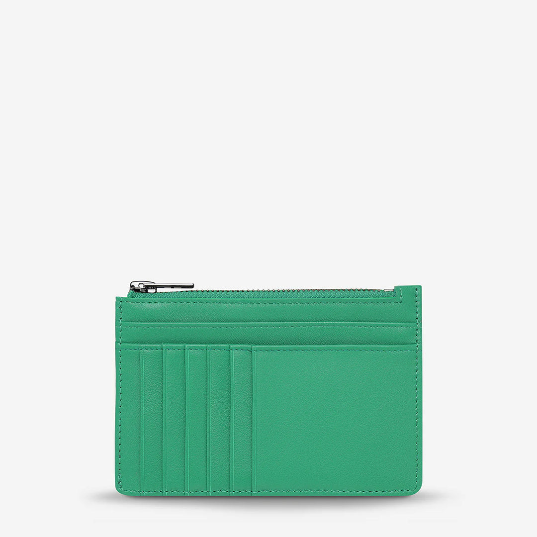 Status Anxiety Gone Again Wallet - Emerald Nappa