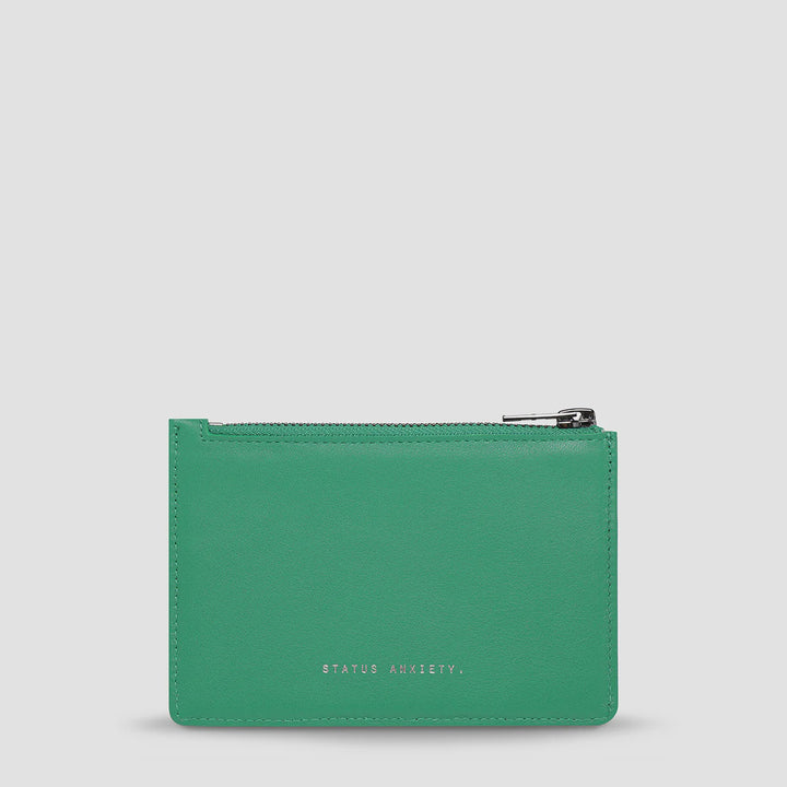 Status Anxiety Gone Again Wallet - Emerald Nappa