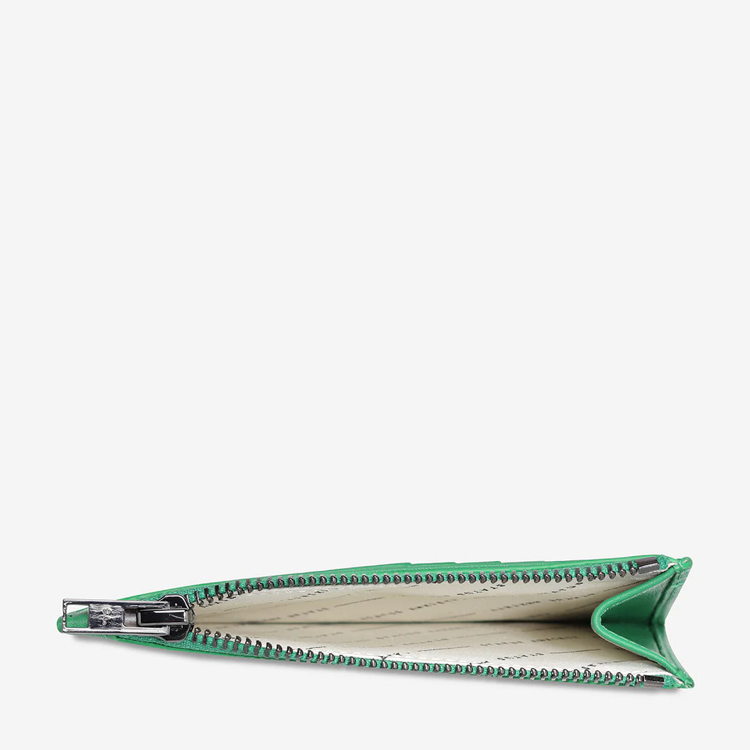 Status Anxiety Gone Again Wallet - Emerald Nappa
