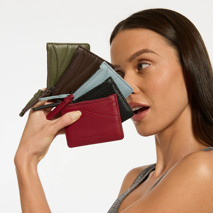 Status Anxiety Hearts Still Beating Wallet - Cocoa