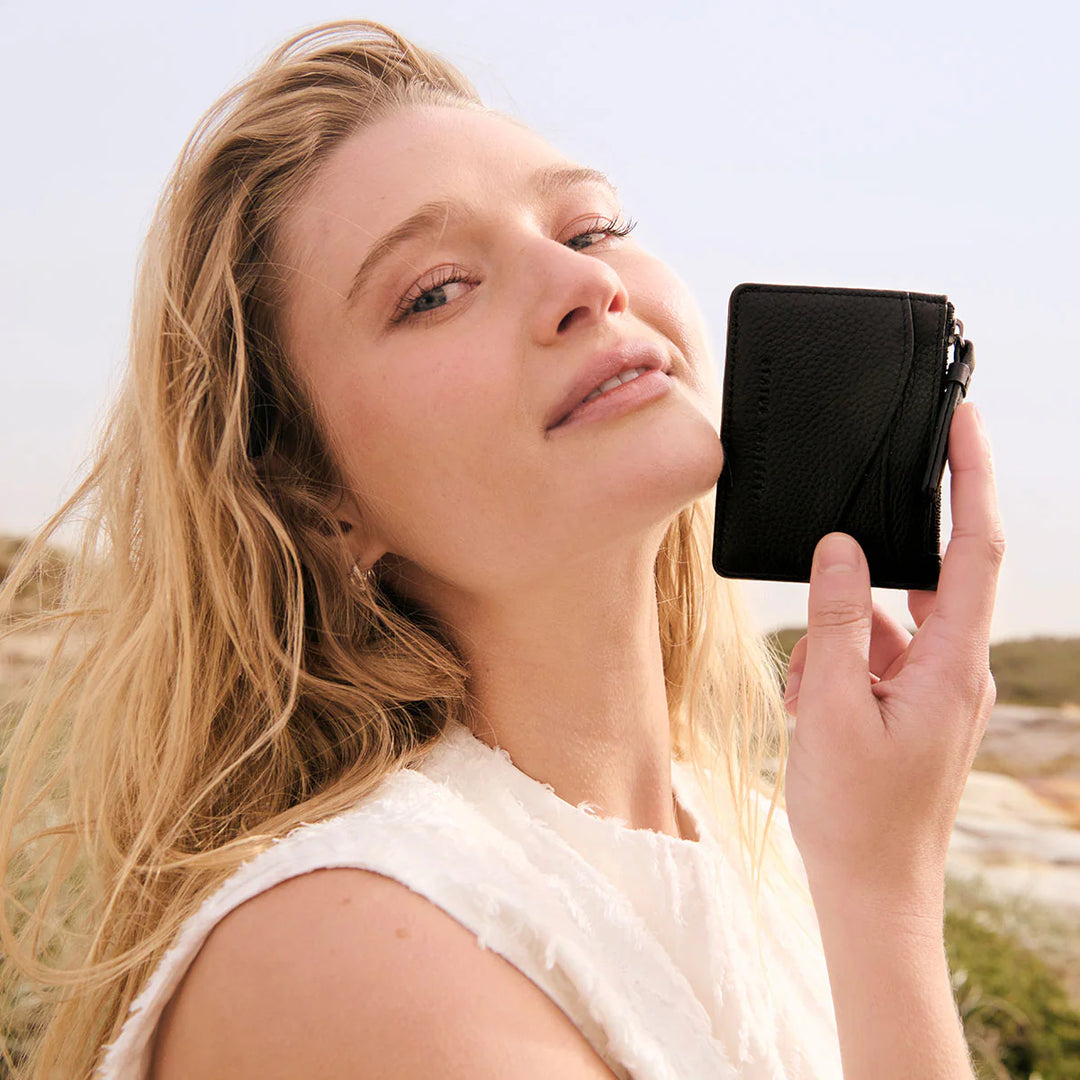 Status Anxiety Hearts Still Beating Wallet - Black