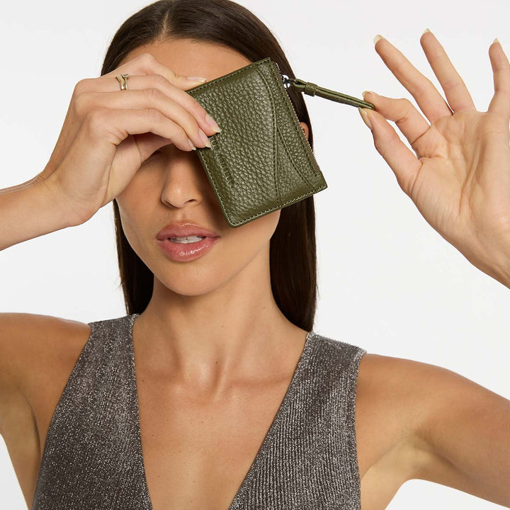 Status Anxiety Hearts Still Beating Wallet - Khaki