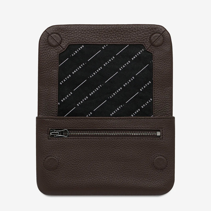 Status Anxiety Impermanent Wallet - Cocoa
