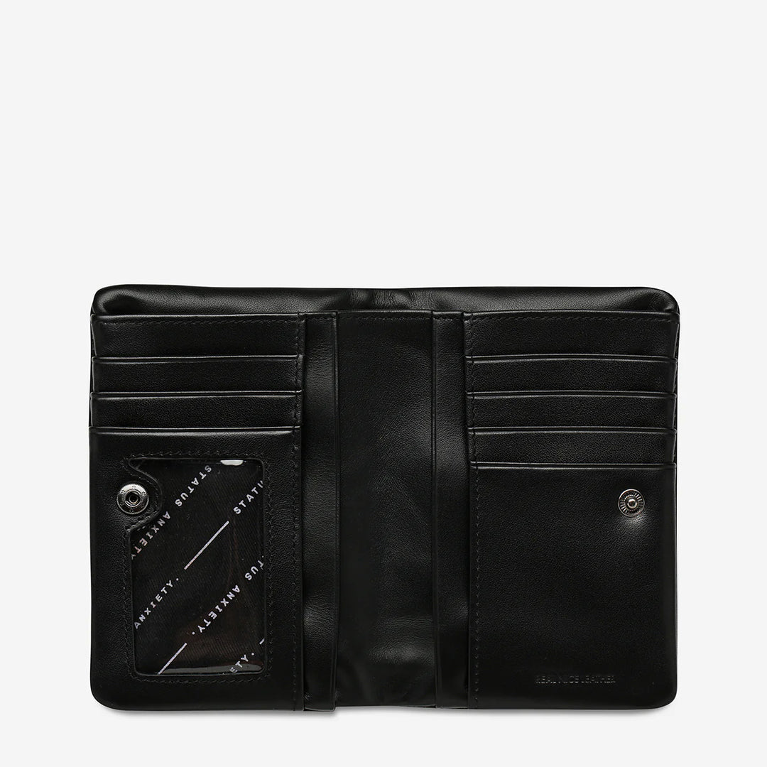 Status Anxiety Is Now Better Wallet - Black Nappa