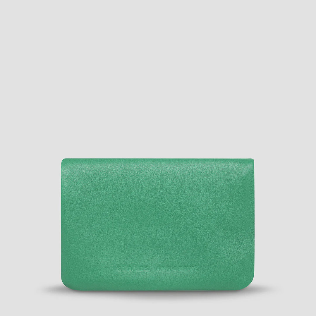 Status Anxiety Is Now Better Wallet - Emerald Nappa