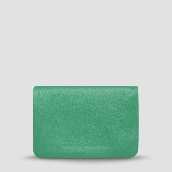 Status Anxiety Is Now Better Wallet - Emerald Nappa