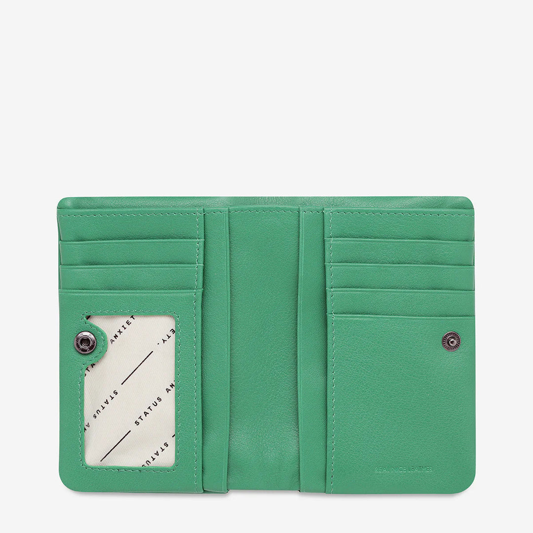 Status Anxiety Is Now Better Wallet - Emerald Nappa