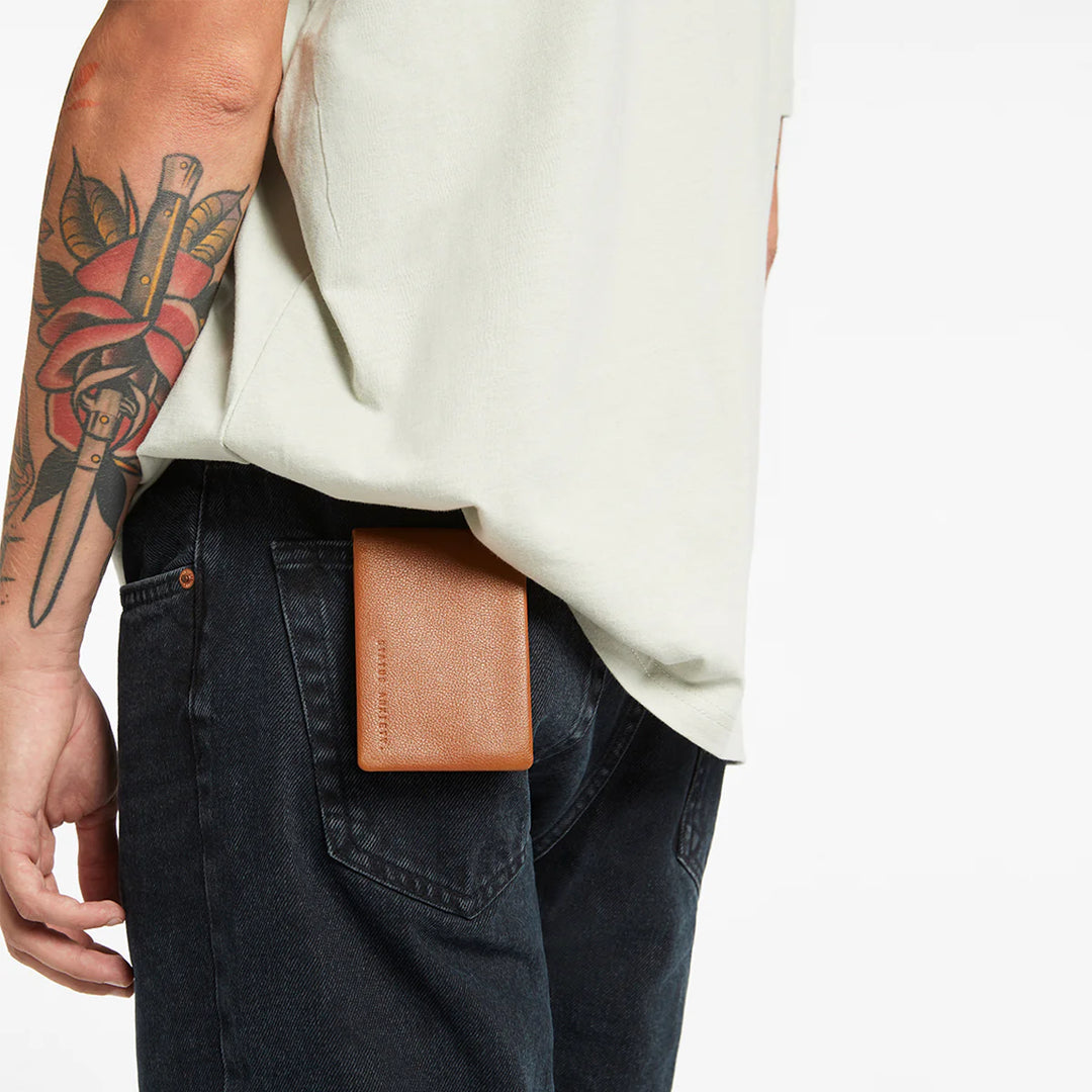 Status Anxiety Noah Wallet - Camel