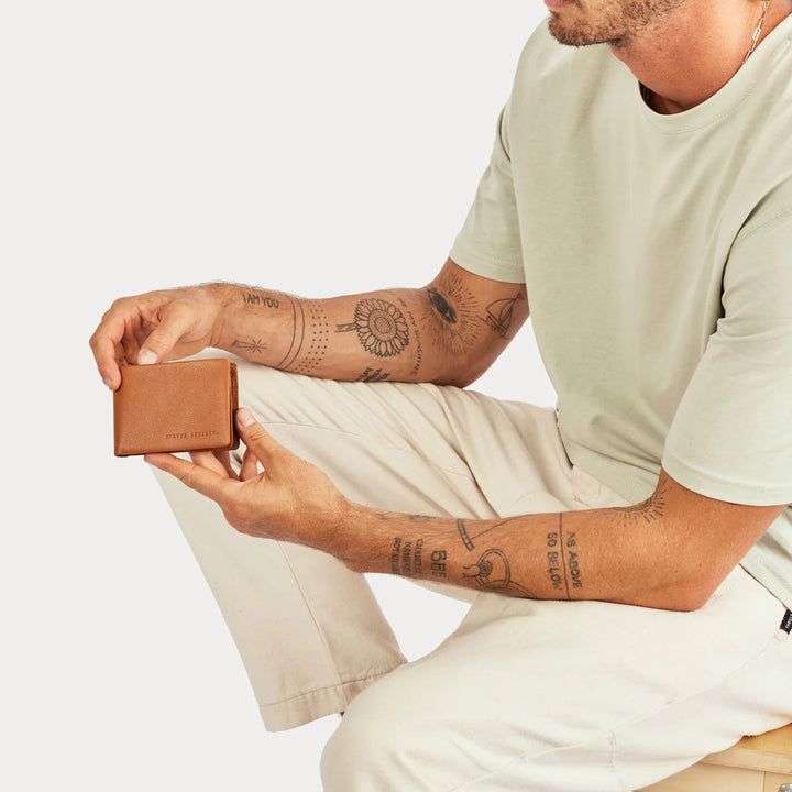 Status Anxiety Noah Wallet - Camel