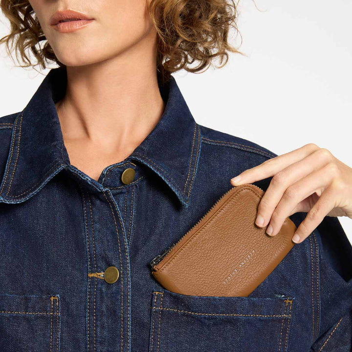 Status Anxiety Left Behind Pouch - Tan