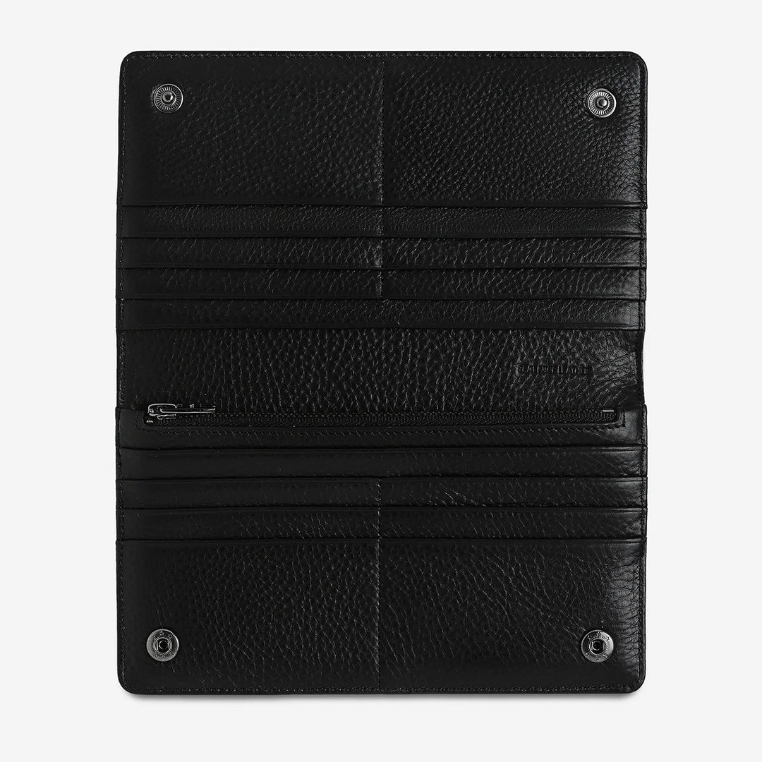 Status Anxiety Living Proof Wallet - Black