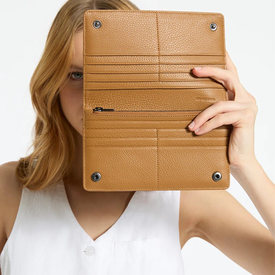 Status Anxiety Living Proof Wallet - Tan