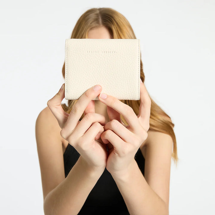 Status Anxiety Lucky Sometimes Wallet - Chalk