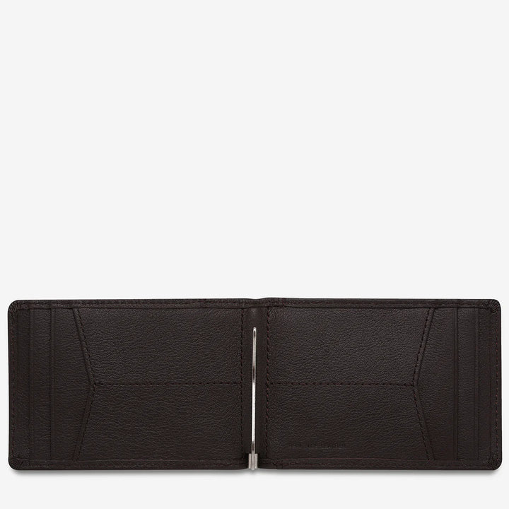 Status Anxiety Melvin Wallet- Chocolate