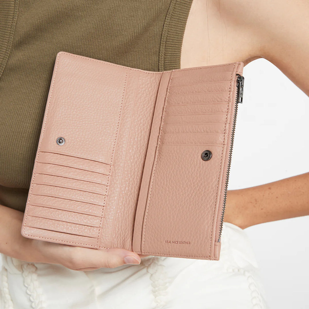 Status Anxiety Old Flame Wallet - Dusty Pink