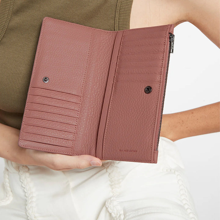 Status Anxiety Old Flame Wallet - Dusty Rose