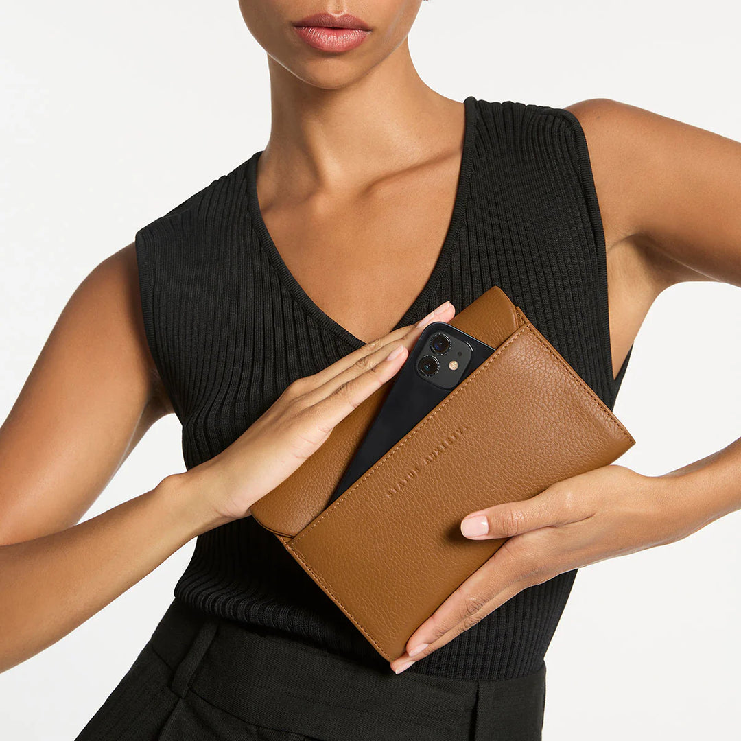 Status Anxiety Remnant Wallet - Camel