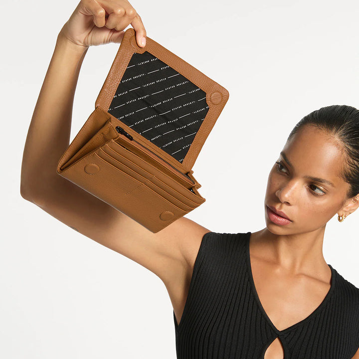 Status Anxiety Remnant Wallet - Camel