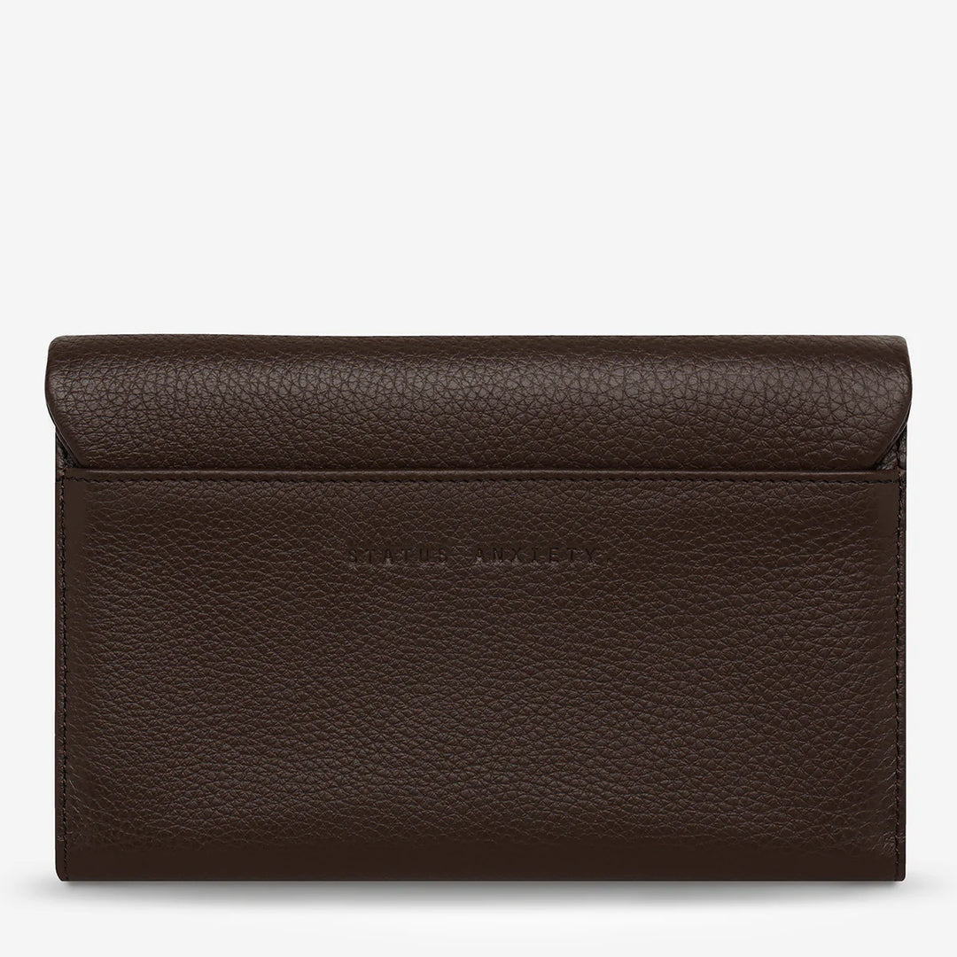 Status Anxiety Remnant Wallet - Cocoa